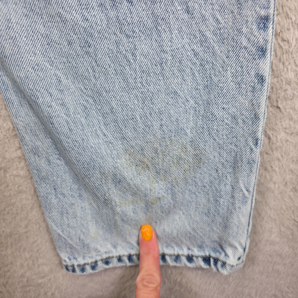 Everlane Jeans Women 28 Blue 90s Cheeky Crop Organic Cotton Light Wash High Rise - Picture 10 of 14